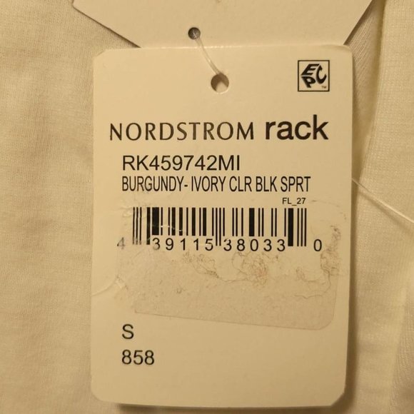 Abound Womens T-Shirt Rhode Island Multicolor Color Block Short Sleeve S New - Picture 7 of 8